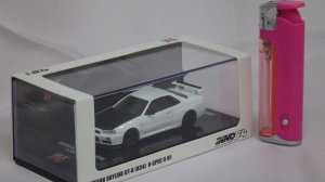画像8: INNO MODELS ニッサン スカイライン GT-R(R34) V-SPECII N1 WHITE WITH CARBON HOOD