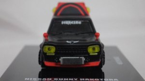 画像2: INNO MODELS 日産サニー ハコトラ"09RACING" DECEPCIONEZ KEY CHAIN GIFT INCLUDED RED/BLACK