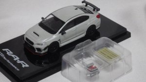 画像8: ホビージャパン スバル WRX RA-R オプション装着車 With Engine Display Model Crystal White Pearl