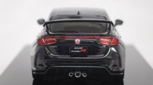 画像4: ポストホビー ホンダ シビック タイプR(FL5) エンジンディスプレイモデル付き Crystal Black Pearl