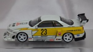 画像5: CM-MODEL LB-ER34 スーパーシルエット 日産 スカイライン WHITE/YELLOW