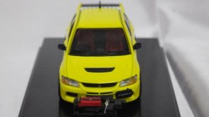 画像2: CM-MODEL MITSUBISHI LANCER EVOLUTION IX YELLOW