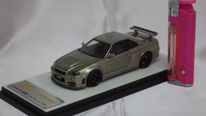 画像7: PGM x onemodel NISSAN R34 GT-R Z-Tune Jade Green フル開閉モデル