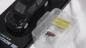 画像7: ホビージャパン 三菱 ランサー GSR エヴォリューションVII エンジンディスプレイモデル付き Amethyst Black(P)