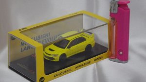 画像7: CM-MODEL MITSUBISHI LANCER EVOLUTION IX YELLOW