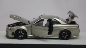 画像6: イグニッションモデル PGM 日産 ニスモR34 GT-R Z-tune with Engine Jade Green