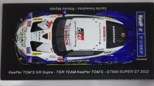 画像6: スパーク トヨタ キーパー トムス GR スープラ TGR TEAM KeePer TOM'S GT500 SUPER GT 2022 WHITE/BLUE