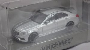 画像1: ミニチャンプス メルセデスベンツ AMG C63 2019 SILVER