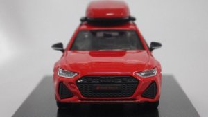 画像2: CM-MODEL アウディ RS6 アヴァント ルーフボックス付き TANGO RED