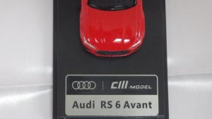 画像6: CM-MODEL アウディ RS6 アヴァント ルーフボックス付き TANGO RED