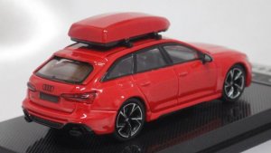 画像3: CM-MODEL アウディ RS6 アヴァント ルーフボックス付き TANGO RED