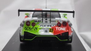 画像4: エブロ ニッサン 植毛 GO&FUN GT-R SUPER GT GT300 2019 No.48 M.Tanaka/T.Iida/T.Hamano WHITE/RED/GREEN