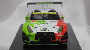 画像2: エブロ ニッサン 植毛 GO&FUN GT-R SUPER GT GT300 2019 No.48 M.Tanaka/T.Iida/T.Hamano WHITE/RED/GREEN