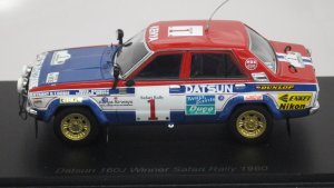 画像5: スパーク ダットサン 160J サファリラリー優勝車 1980 WHITE/RED/BLUE