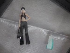 画像1: ONEMODEL へそ出し女子(シルバーヘア)　バック取り外し可能