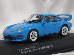 画像1: ソリド ポルシェ911 993 カレラRS クラブスポーツ BLUE