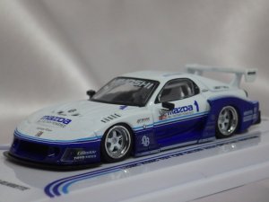 画像1: INNO MODELS MAZDA LBWK RX-7(FD3S) LB-SUPER SILHOUETTE HONG KONG TOY CAR SALON 2024 SPECIAL EDITION BLUE/WHITE