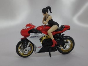 画像1: CM-MODEL MV AGUSTA SUPERVELOCE 800 with Showgirl RED