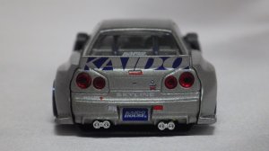 画像4: MINI GT NISSAN SKYLINE GT-R [R34] KAIDO WORKS SHINJUKU V1 SILVER