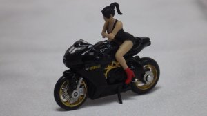 画像1: CM-MODEL MV AGUSTA Super Veloce800 with show girl BLACK