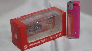 画像8: CM-MODEL MV AGUSTA F3 ROSSO 2022 with show girl RED