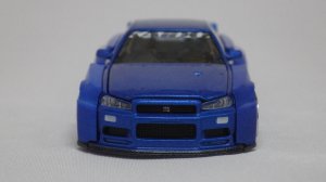 画像2: MINI GT ニッサン スカイライン GT-R R34 KaidoWorks(V2 Aero) SHINJUKU V2 BLUE