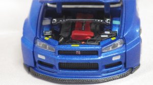 画像7: MINI GT ニッサン スカイライン GT-R R34 KaidoWorks(V2 Aero) SHINJUKU V2 BLUE