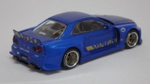 画像3: MINI GT ニッサン スカイライン GT-R R34 KaidoWorks(V2 Aero) SHINJUKU V2 BLUE