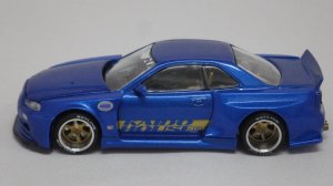 画像5: MINI GT ニッサン スカイライン GT-R R34 KaidoWorks(V2 Aero) SHINJUKU V2 BLUE