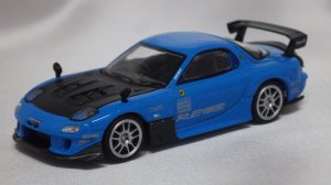 画像1: MINI GT MAZDA RX-7 RE雨宮 20B NA 3ROTOR-7 BLUE