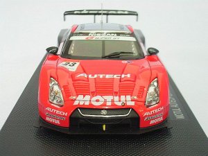 画像2: エブロ モチュール オーテック GT-R スーパーGT500 2011 岡山テスト車両　RED/BLACK