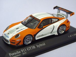 画像1: MINICHAMPS  Porsche  911 GT3R Hybrid Presentation 2010  ORANGE/WHITE