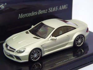 画像1: MINICHAMPS  Mercedes-Benz  SL65 AMG (R230) 2009 Linea Opaca No.4	MAT.SILVER