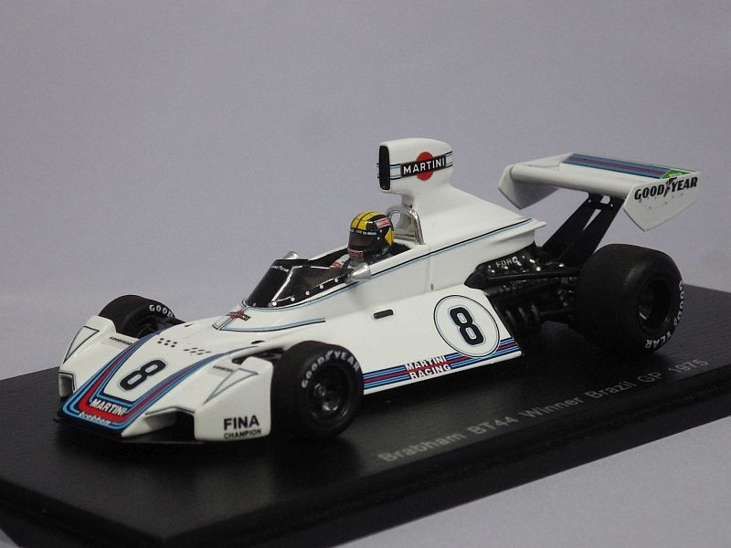 スパーク ブラバム BT44 No.8 Winner Brazil GP 1975 WHITE - Tada TooL Garage