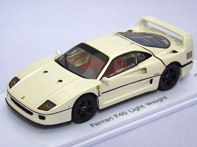 Kyosho Ferrari F40 Light Weight Ver Kyosho 20th Anniversary Pearl White