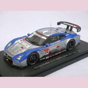 画像: EBBRO  NISSAN  ADVAN KONDO GT-R Rd.2 Fuji SUPER GT500 2011 #24  SILVER/BLUE