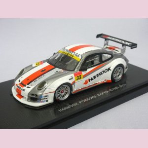 画像: EBBRO  Porsche  HANKOOK PORSCHE SUPER GT300 2011 #33  WHITE/ORANGE