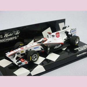 画像: ミニチャンプス  ザウバー F1 チーム 小林可夢偉 ショーカー 2011  WHITE