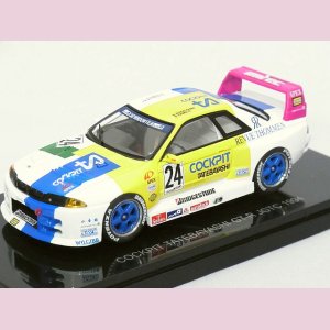 画像: エブロ ニッサン コックピット館林GT-R JGTC1994 #24 WHITE/YELLOW