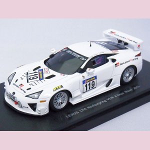 画像: エブロ トヨタ レクサス LFA ニュルブルクリンク VLN 4-hour Race 2011 No.119 WHITE