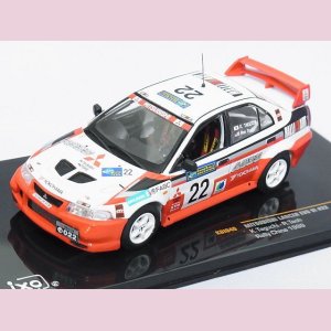 画像: イクソ ミツビシ ランサーエボリューションVI #22 ラリーチャイナ 1999 K.Taguchi/R.Teoh WHITE/RED