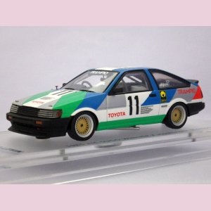 画像: エニフ トヨタ カローラ・レビン 1985 全日本ツーリングカー選手権(JTC) 第1戦 菅生 優勝 トランピオ レビン K.Hoshino/K.Momota WHITE/BLUE