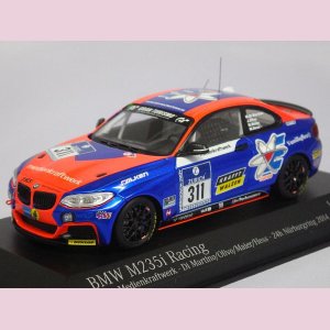 画像: ミニチャンプス BMW M235i レーシングチーム Medienkraftwerk Di Martino Olivo/Mrier Hess 24h Nurburgring 2014 ORANGE/BLUE