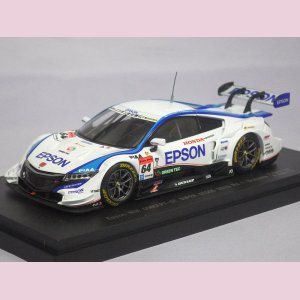 画像: エブロ ホンダ エプソン NSX コンセプトGT SUPER GT500 2015 No.64 第1戦　岡山 D.Nakajima/B.Baguette WHITE/BLUE