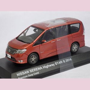 画像: 京商 日産 セレナ ハイウェイスター G 2014 Premium Deep Coral