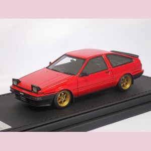 画像: イグニッションモデル トヨタ スプリンター トレノ(AE86) 3Door GTV RED