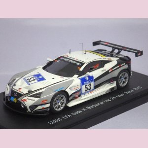 画像: エブロ トヨタ レクサス LFA Code X Nurburgring 24-hour Race 2015 No.53 WHITE/GRAY/BLACK