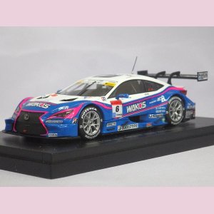 画像: エブロ トヨタ WAKO'S 4CR RC F No.6 SUPER GT500 2016 Rd.2 Fuji K.Oshima/A.Caldarelli WHITE/BLUE/PINK