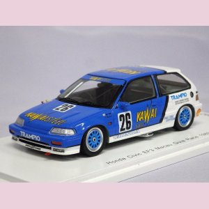 画像: スパーク ホンダ シビック EF3 マカオギアレース 1989 Kazuo Shimizu BLUE/WHITE