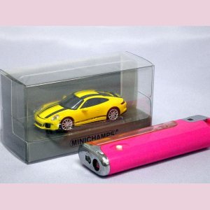 画像: MINICHAMPS Porsche 911 R 2016 Yellow with black stripe&black writing